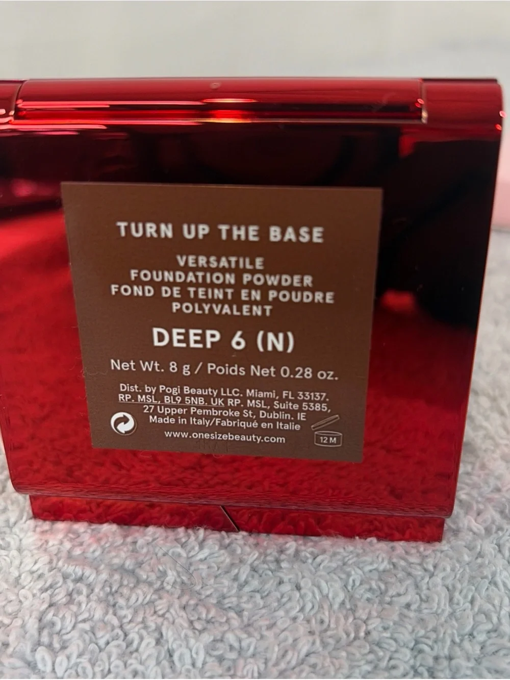 ONE/SIZE Turn Up The Base Foundation Powder Deep 6 (N) very deep rich undertones